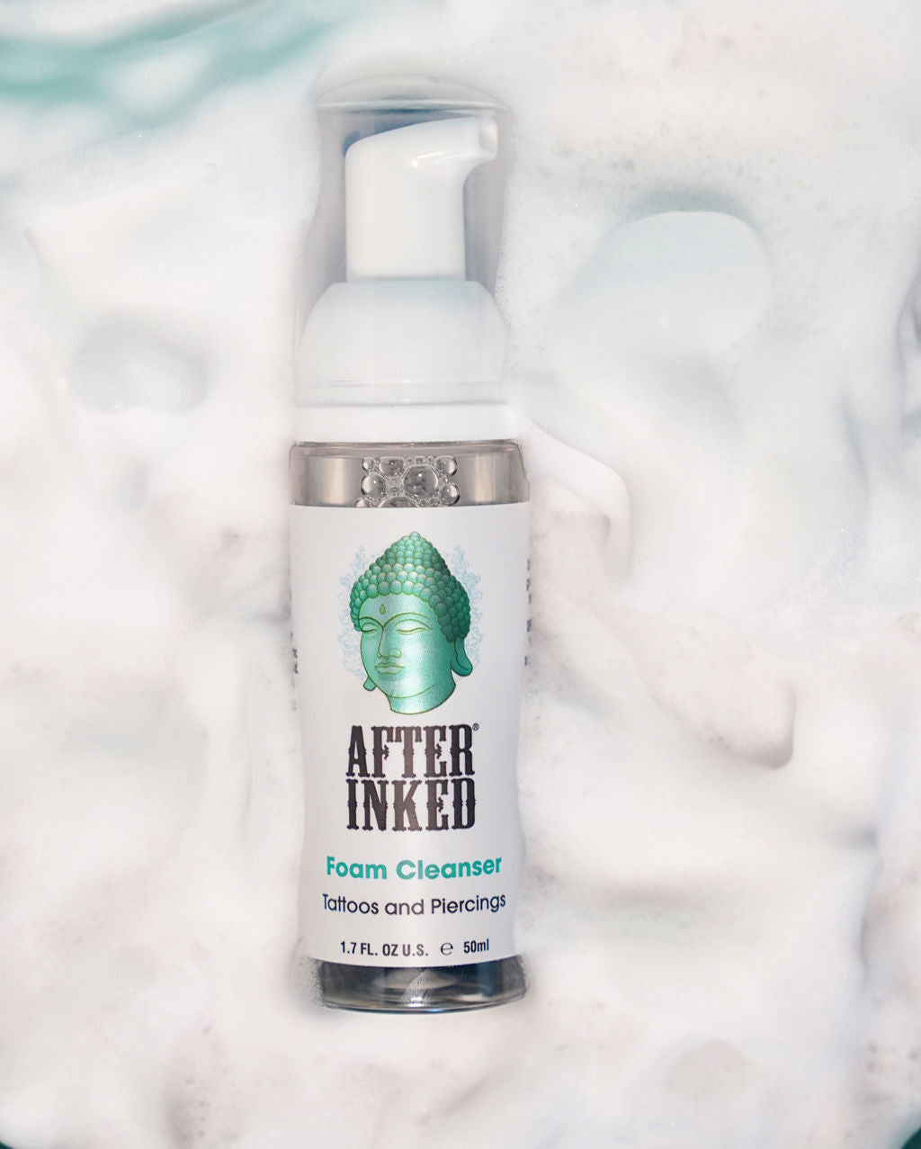 After Inked Foam Cleanser. Tattoo aftercare soap.
