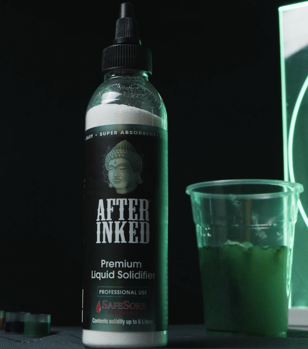 After Inked premium liquid solidifier with glass