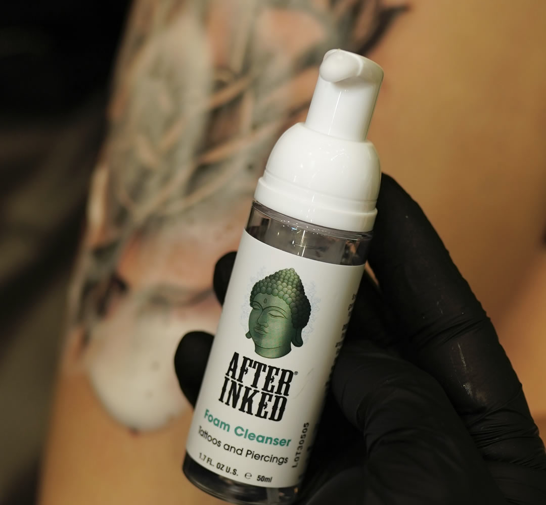 After Inked tattoo foam cleanser