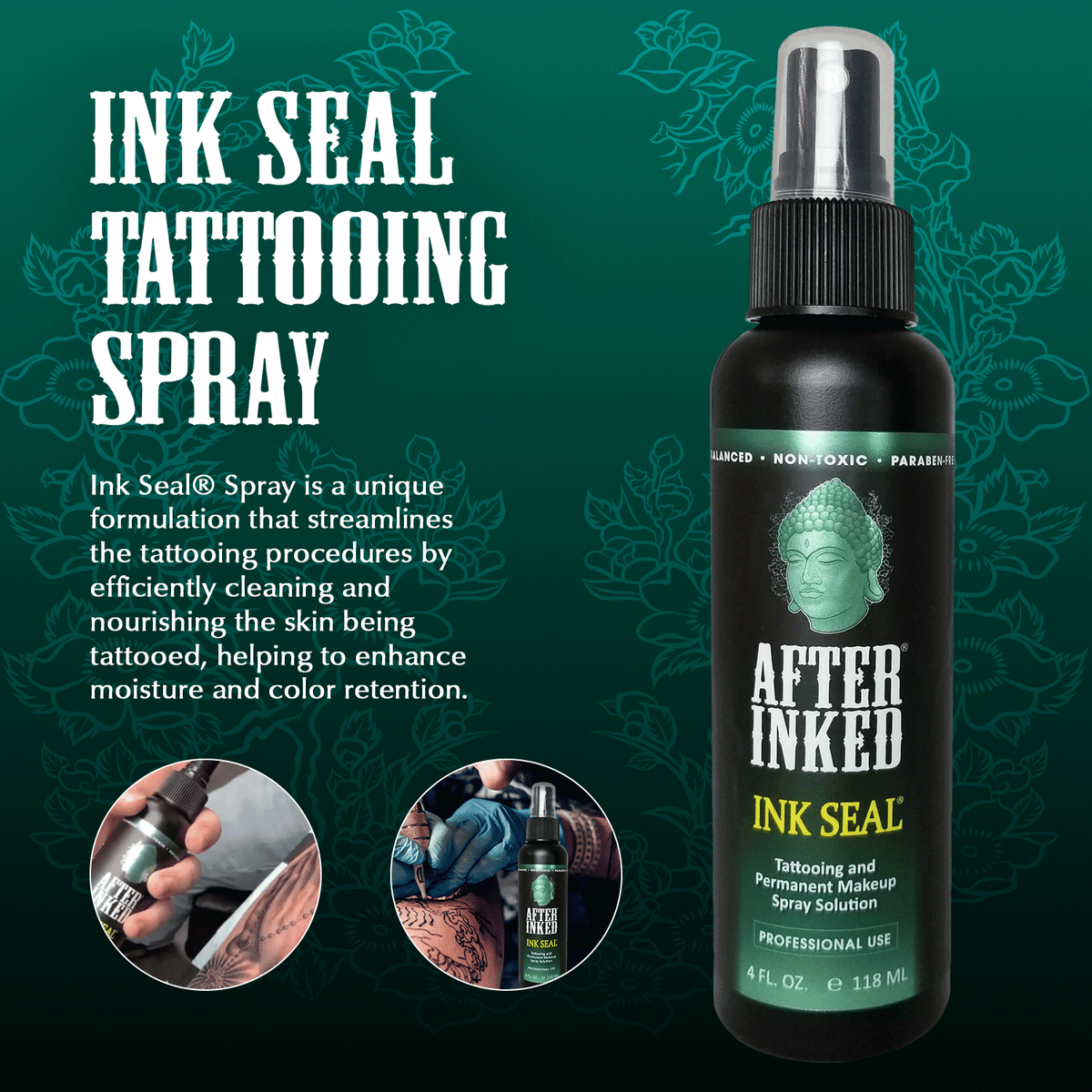 Ink Seal tattooing spray