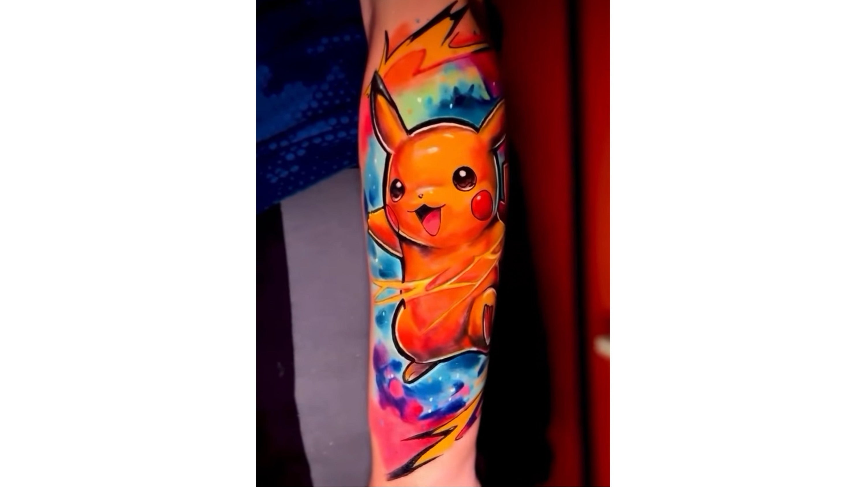 pikachu tattoo pokemon tattoo