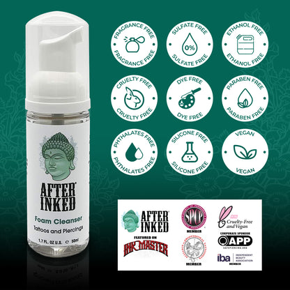 Fragrance-free, Sulfate-free, Ethanol-free, Cruelty-free, Dye-free, Paraben-free, Phthalates-free, Silicone-free, Vegan.